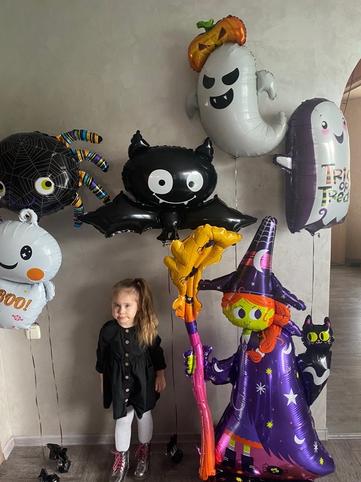 Шарики на Хэллоуин Ведьма и Бал Монстров в Севастополе
