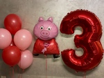Шарики для девочки на 3 года Свинка Пеппа в Севастополе