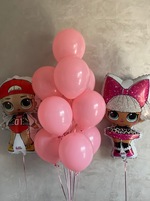 Набор шаров для девочки Куклы Лол Розовый в Севастополе