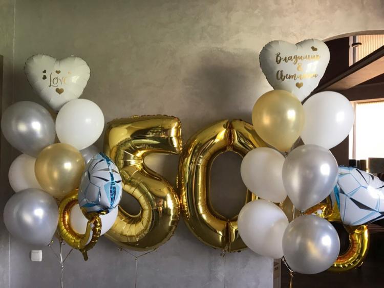 Набор шаров на годовщину свадьбы в Севастополе